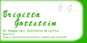 brigitta gottstein business card